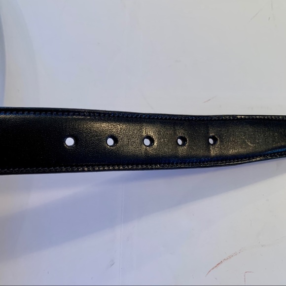 Trafalgar‎ Black Glove Leather Belt sz 40 - Picture 4 of 7